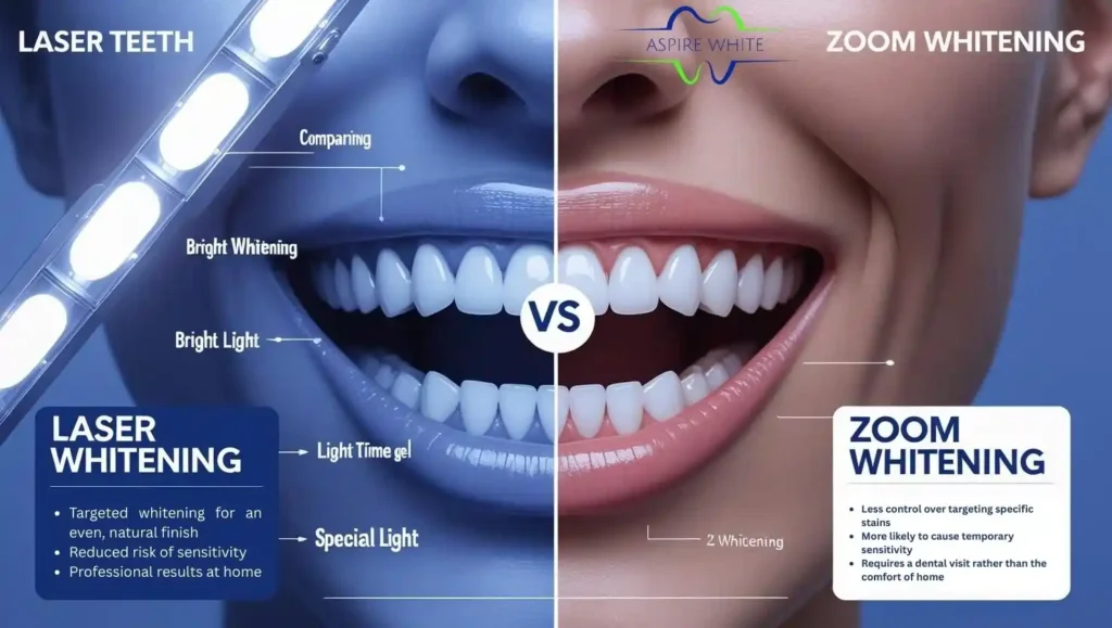 Laser Teeth Whitening vs. Zoom Whitening Poole